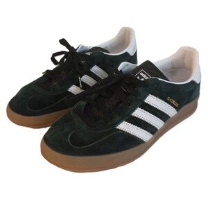 Adidas Gazelle Blue Suede Sneakers Brown Sole Men’s 6.5 Woman's 8